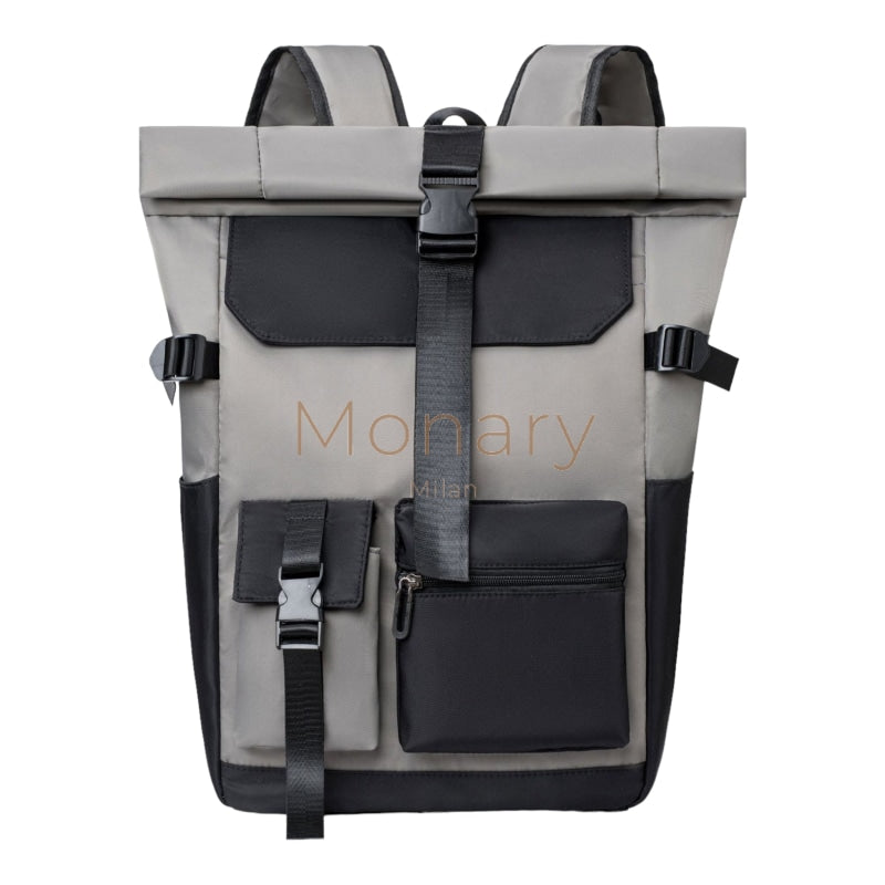 מייקל - תיק גב אפור - Monary Milan