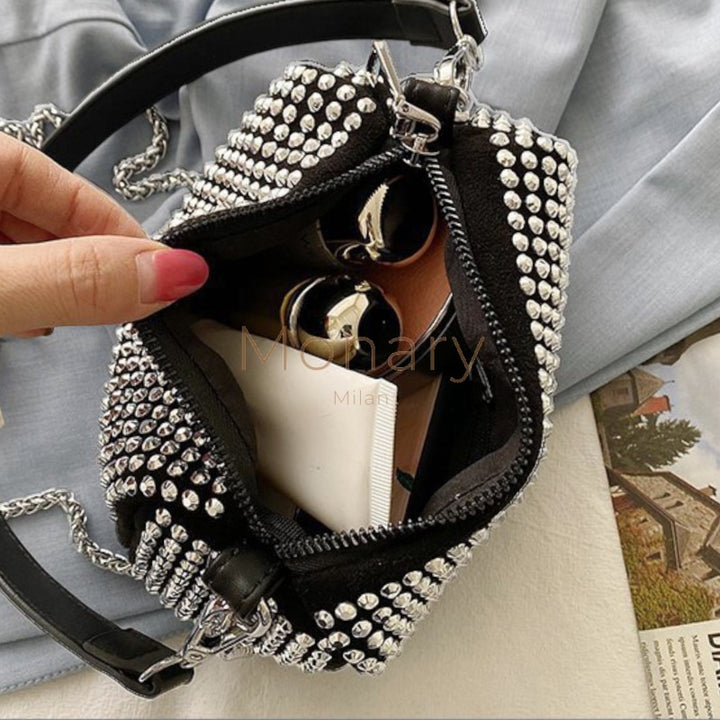 ״ניצ״ - תיק ערב כסוף - Monary Milan