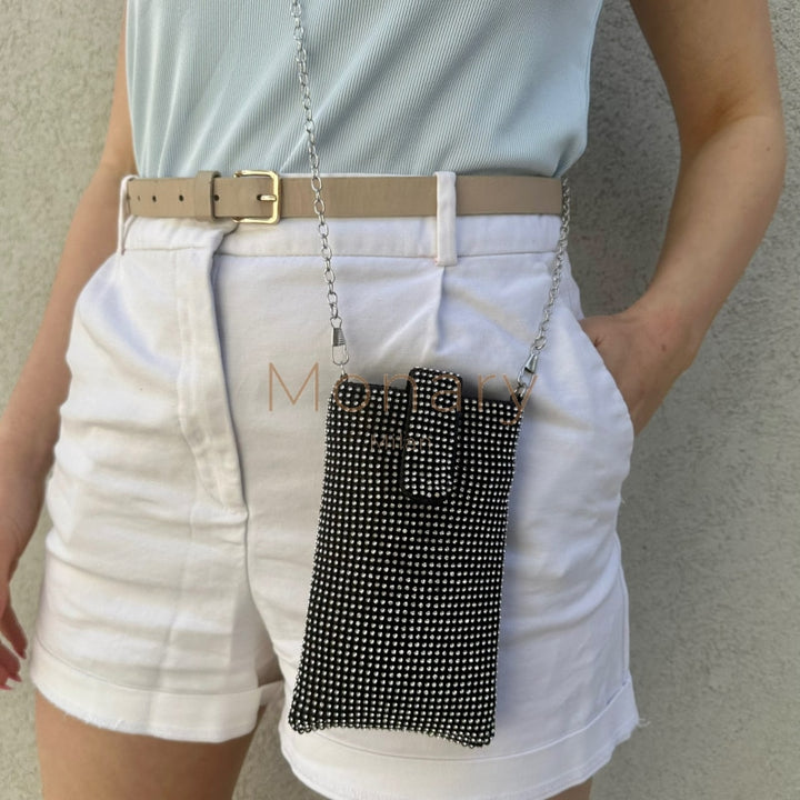 קים - פאוץ לטלפון שחור - Monary Milan