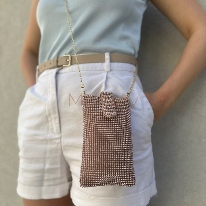 קים - פאוץ לטלפון רוז גולד - Monary Milan