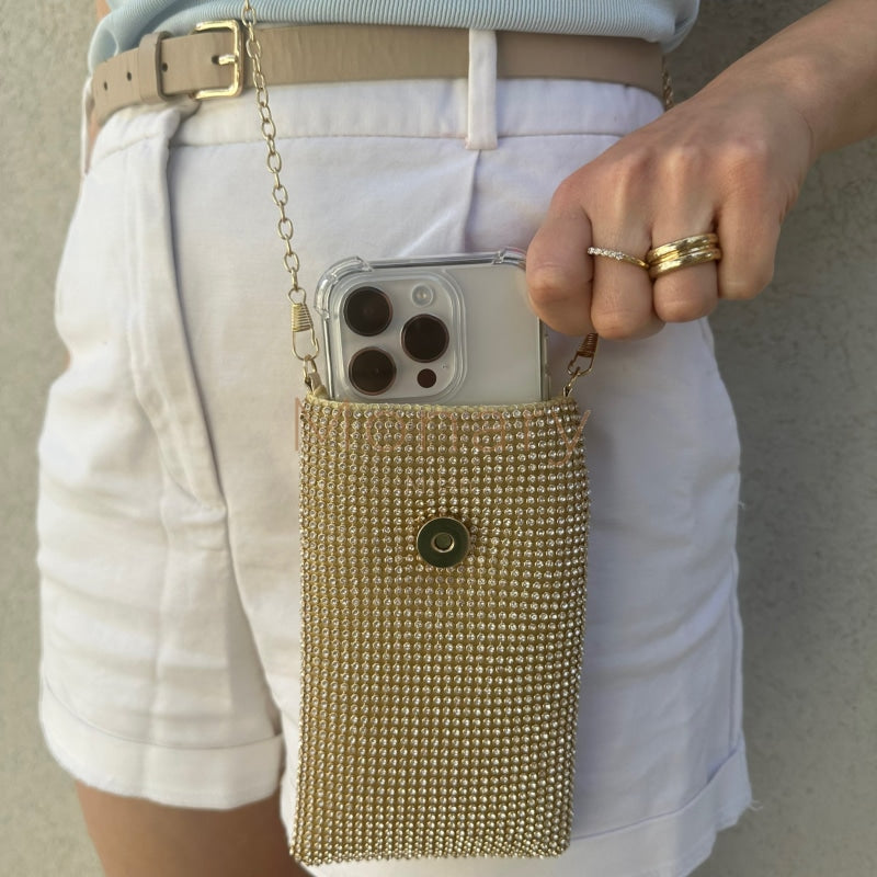 קים - פאוץ לטלפון זהב - Monary Milan