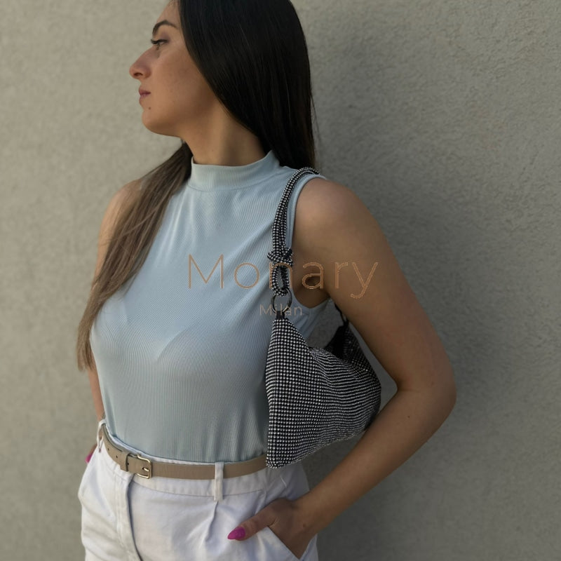 ״קייסי״ - תיק יד שחור - Monary Milan