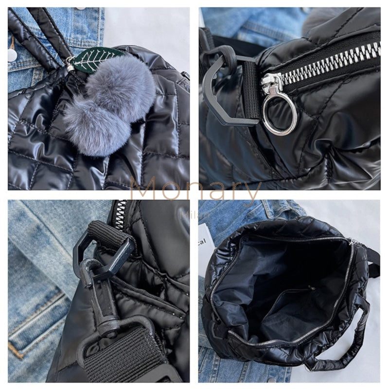 ״סלינה - תיק צד שחור - Monary Milan