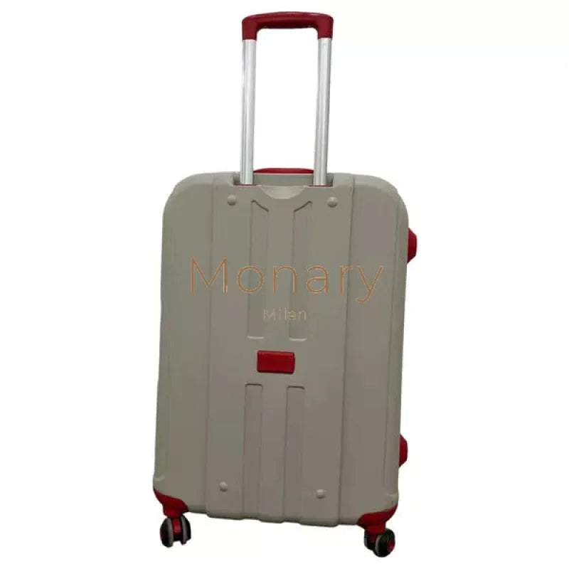סט 3 מזוודות IVS לבן אדום - Monary Milan