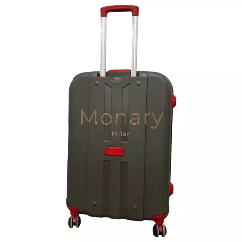 סט 3 מזוודות IVS אפור אדום - Monary Milan