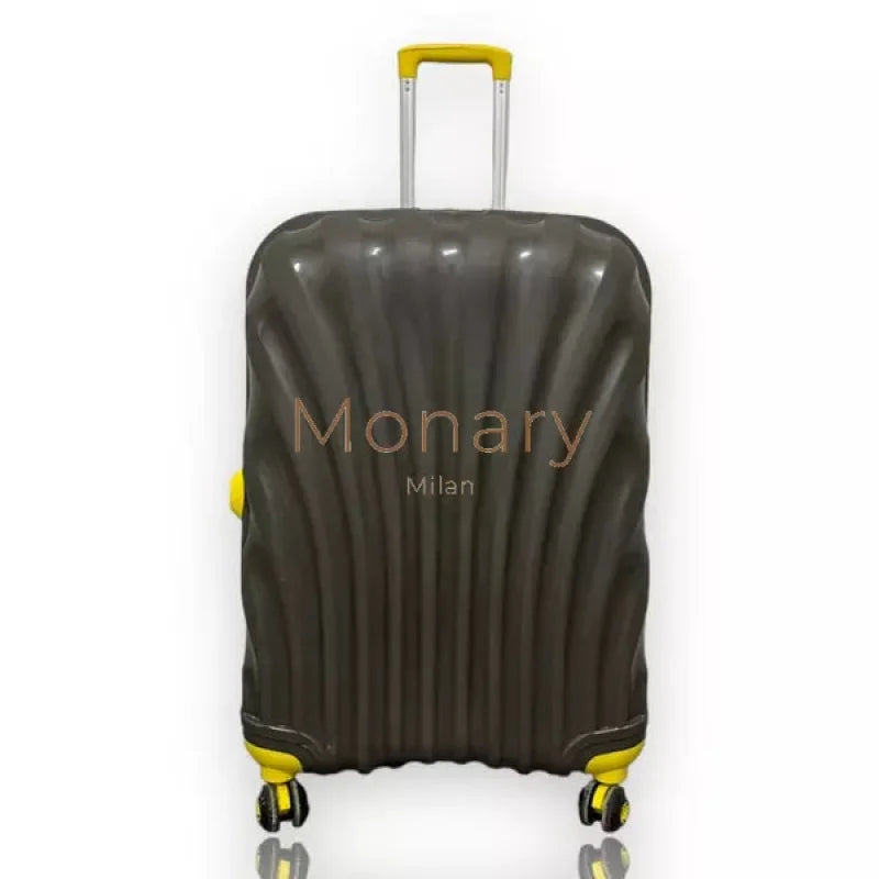 סט 3 מזוודות IVS אפור צהוב - Monary Milan