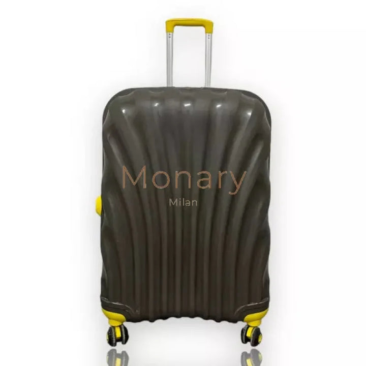 סט 3 מזוודות IVS אפור צהוב - Monary Milan