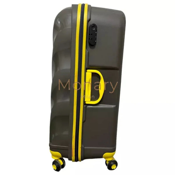 סט 3 מזוודות IVS אפור צהוב - Monary Milan