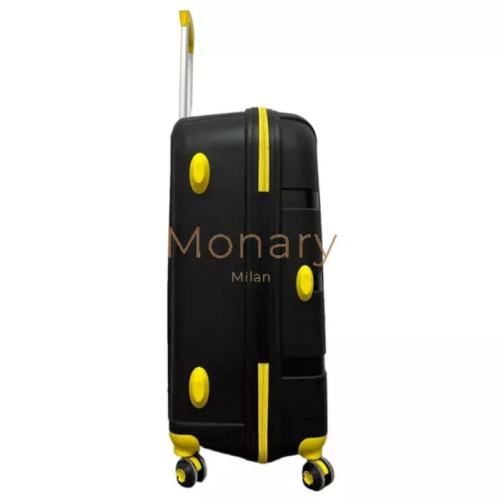 סט 3 מזוודות IVS שחור צהוב - Monary Milan