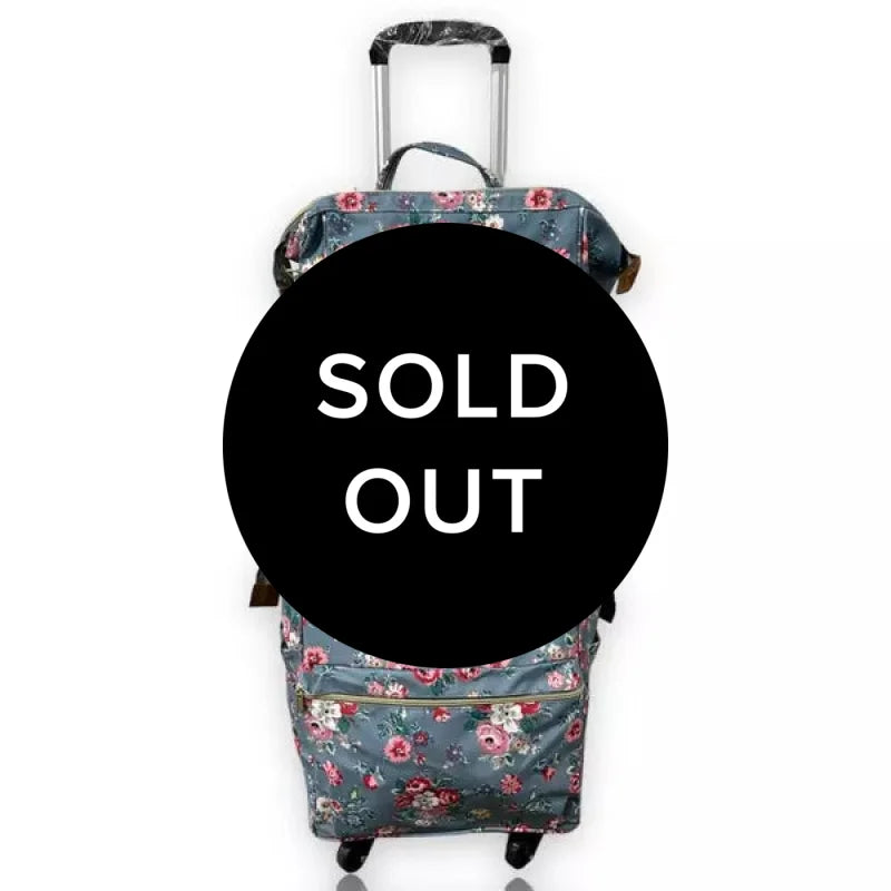 סט תיק נסיעות + גב פרחים בהיר - Monary Milan