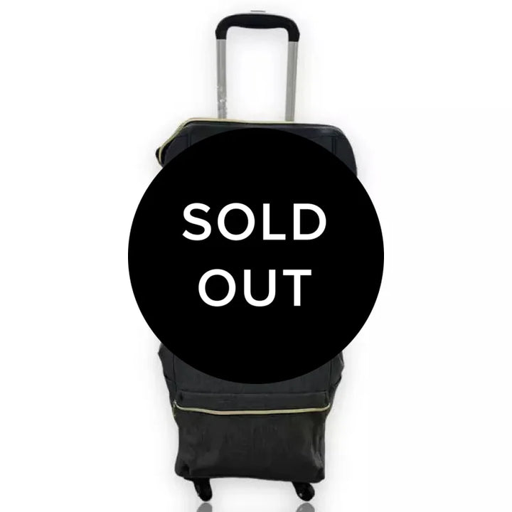 סט תיק נסיעות + גב אפור כהה - Monary Milan