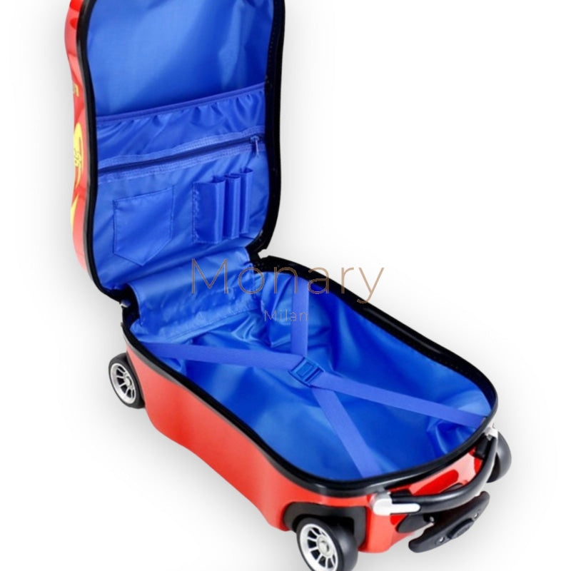 טרולי בימבה לילדים בצבע אדום + תיק גב תואם במתנה - Monary