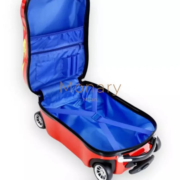 טרולי בימבה לילדים בצבע כחול + תיק גב תואם במתנה - Monary