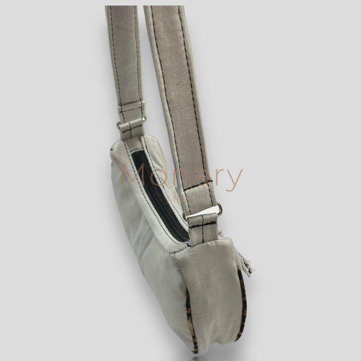 תיק גינס בהיר בגימור מנומר - Monary Milan