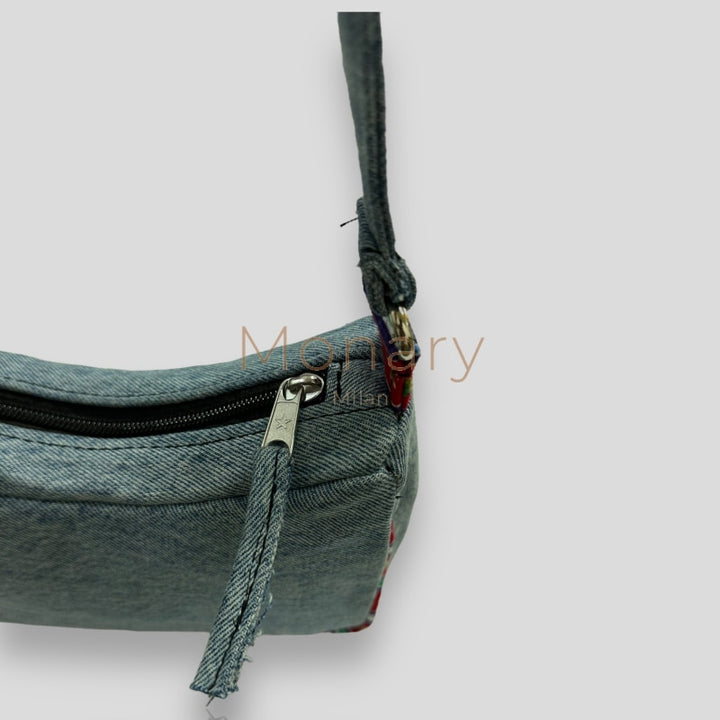 ⁨⁨⁨תיק גינס כחול ⁩⁩ - תיק Monary Milan