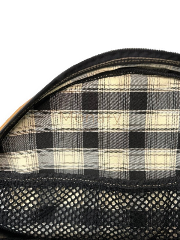 תיק החתלה לעגלה חום איטלקי חלק - עבודת יד Monary Milan