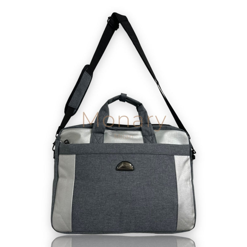 תיק צד ללפטופ אפור - Monary Milan