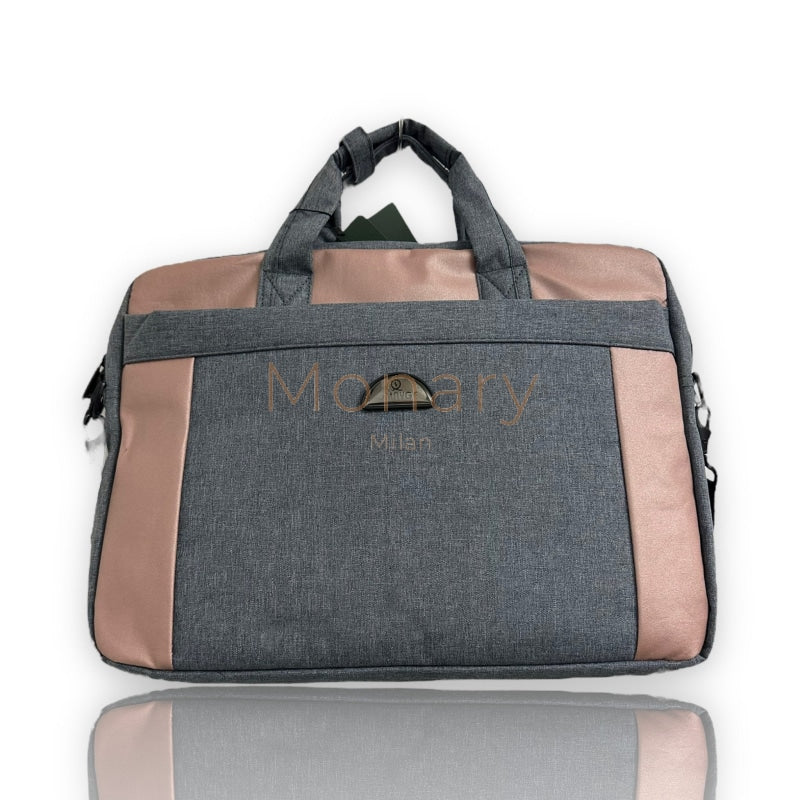 תיק צד ללפטופ ורוד - Monary Milan