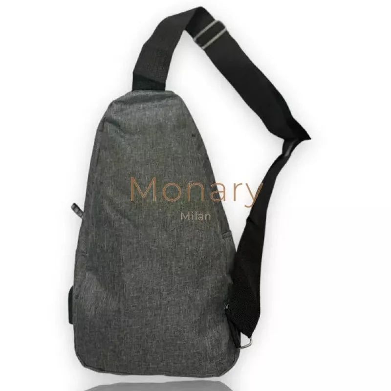 עומר - פאוץ לגבר אפור - Monary Milan