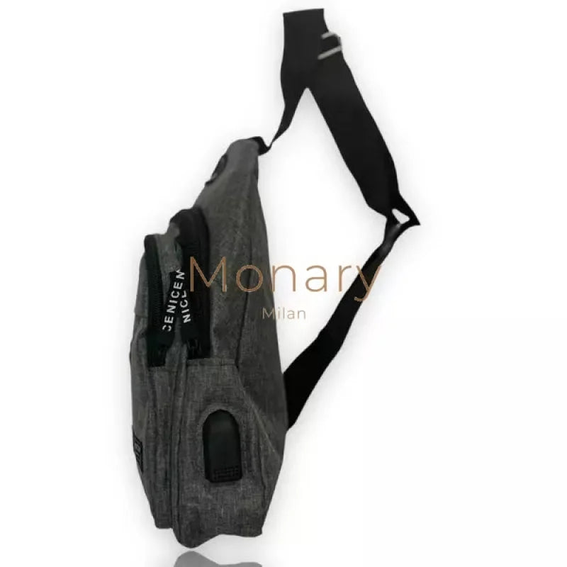 עומר - פאוץ לגבר אפור - Monary Milan