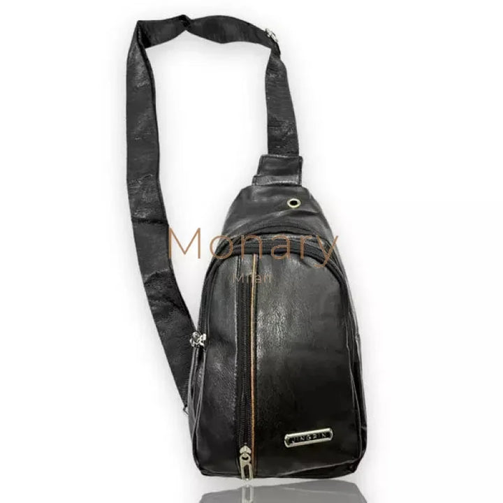 אייל - פאוץ לגבר שחור - Monary Milan